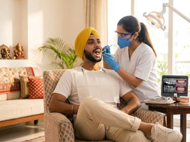 Dentist visits home